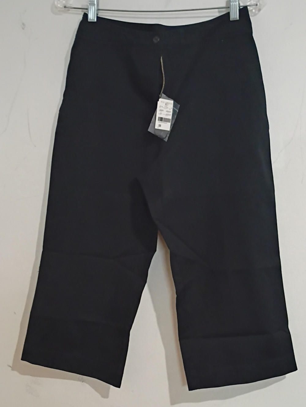 Petite Sophisticate Black Capris